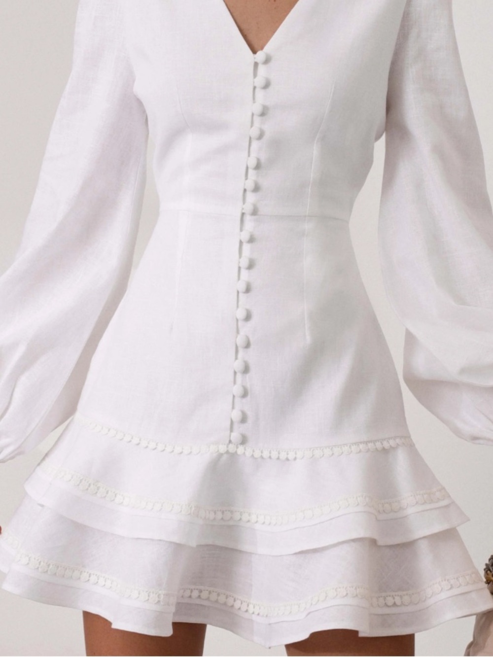 NWT Vita Grace Marnie Linen Stripe Drill Dress